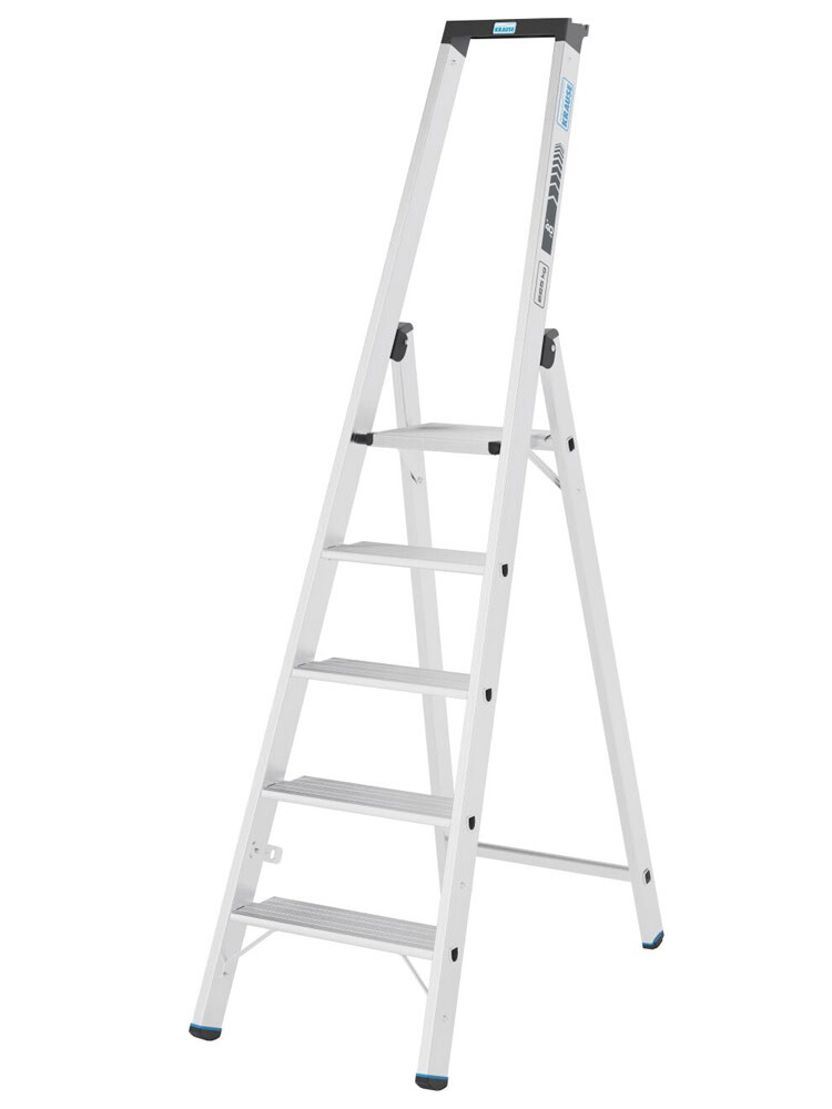 KRAUSE Stabilo drabina wolnostojąca 5-stopniowa o nośności 225 kg i stopniami o głębokości 135 mm